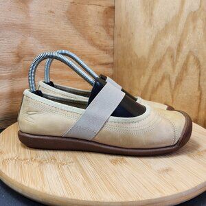 Keen Womens Sienna Mary Jane Leather Slip On Flat Shoes